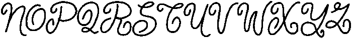 Lush Valentine Regular otf (400) Font UPPERCASE