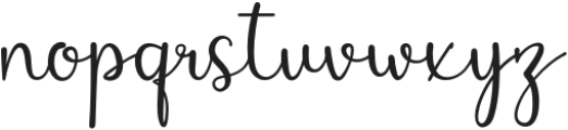 Lusinda otf (400) Font LOWERCASE