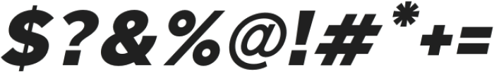 Lusio ExtraBold Italic otf (700) Font OTHER CHARS