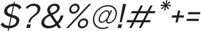 Lusio Regular Italic otf (400) Font OTHER CHARS