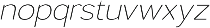 Lusio Soft ExtraLight Italic otf (200) Font LOWERCASE