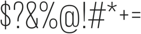 Lutschine Branding Light Nar otf (300) Font OTHER CHARS