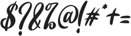 Luvore Italic otf (400) Font OTHER CHARS