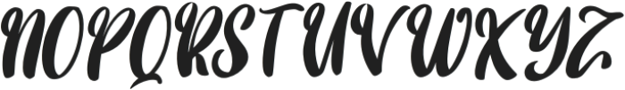Luvore Italic otf (400) Font UPPERCASE