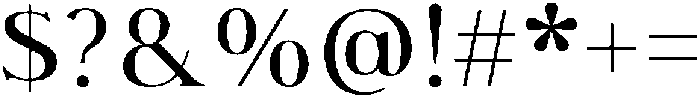 Lux Oriens Light otf (300) Font OTHER CHARS