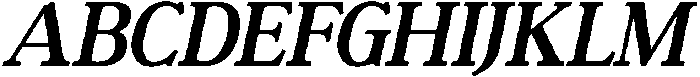 LuxOriens-BoldItalic otf (700) Font UPPERCASE
