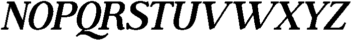 LuxOriens-BoldItalic otf (700) Font UPPERCASE