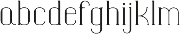 Luxart Regular otf (400) Font LOWERCASE