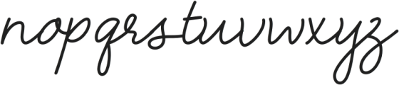 LuxeScriptHandwriting-Regular otf (400) Font LOWERCASE