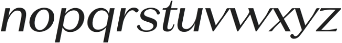 Luxenta Medium Italic otf (500) Font LOWERCASE