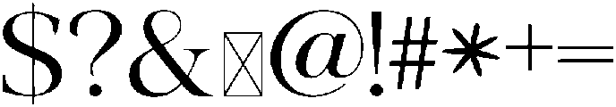 Luxeria Regular ttf (400) Font OTHER CHARS
