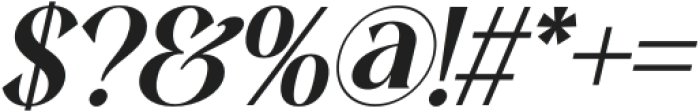 Luxerys Bold Italic otf (700) Font OTHER CHARS