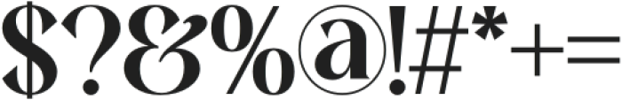 Luxerys Bold otf (700) Font OTHER CHARS