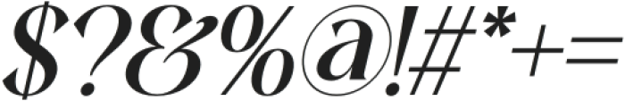 Luxerys Italic otf (400) Font OTHER CHARS