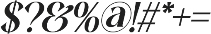 Luxerys Semi Bold Italic otf (600) Font OTHER CHARS