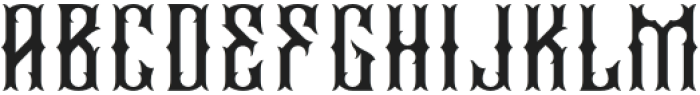 Luxgard-InsideFill otf (400) Font UPPERCASE