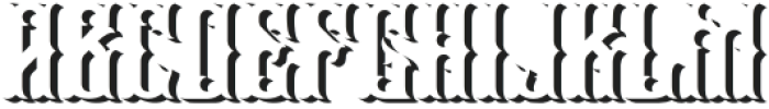 Luxgard-NormalShadow otf (400) Font LOWERCASE
