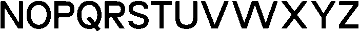 Luxie Bold otf (700) Font UPPERCASE