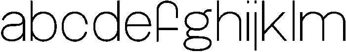 Luxie Thin otf (100) FONT