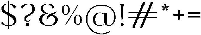 Luxmont Regular otf (400) Font OTHER CHARS