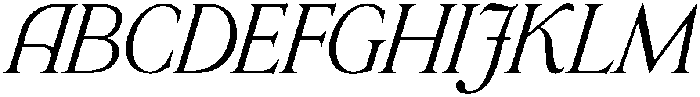 Luxurimo Italic otf (400) Font UPPERCASE