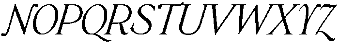 Luxurimo Italic otf (400) Font UPPERCASE