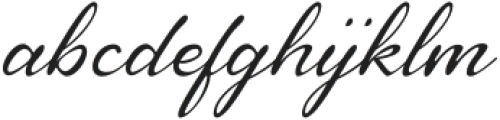 Luxuriougenics-Regular otf (400) Font LOWERCASE