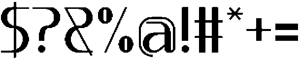 Luxury Elegance Regular otf (400) Font OTHER CHARS