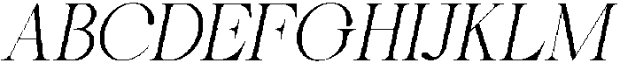 Luxury Nova Italic otf (400) Font UPPERCASE