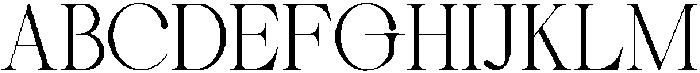 Luxury Nova Regular otf (400) Font UPPERCASE