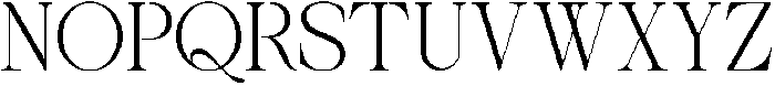 Luxury Nova Regular otf (400) Font UPPERCASE