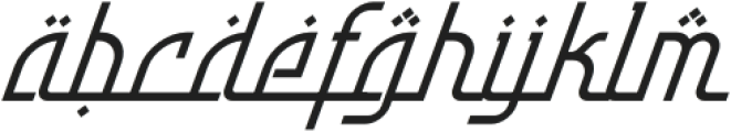 Luxury Ramadan Regular otf (400) Font LOWERCASE
