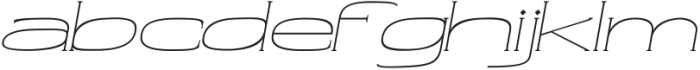 Luxury Signature Wide Italic Regular otf (400) Font LOWERCASE