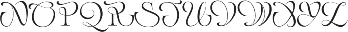 LuxuryCharm-Regular otf (400) Font LOWERCASE