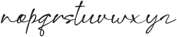 LuxuryShack otf (400) Font LOWERCASE