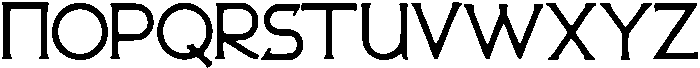 Luziva ttf (400) Font UPPERCASE