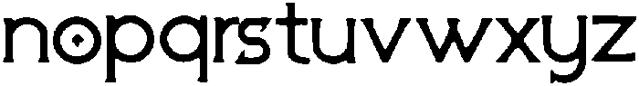 Luziva ttf (400) Font LOWERCASE