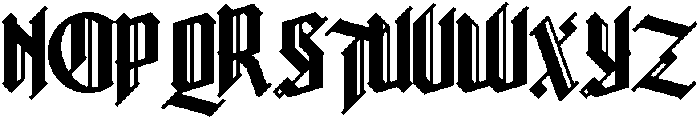 lumberjack otf (400) Font UPPERCASE