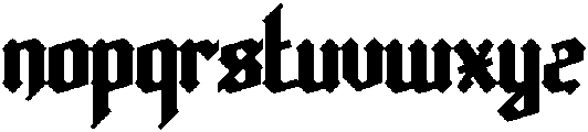 lumberjack otf (400) Font LOWERCASE