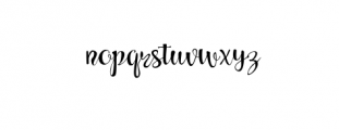 Lucita Love Sript Font LOWERCASE