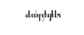 Lumberjack Bold Italic.ttf Font LOWERCASE