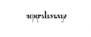 Lumberjack Bold Italic.ttf Font LOWERCASE