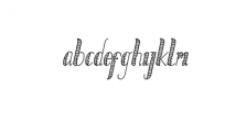 Lumberjack Gradient Italic.ttf Font LOWERCASE