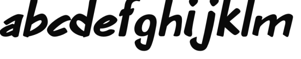 Luckystrikes Italic Font LOWERCASE