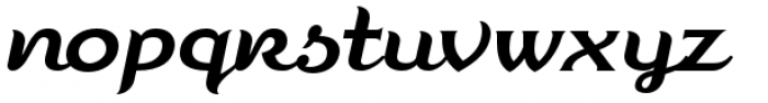 Luxurian Classic Italic Font LOWERCASE