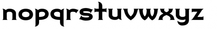 Luxurian Regular Font LOWERCASE
