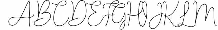 Lucylane - Signature Typeface 1 Font UPPERCASE