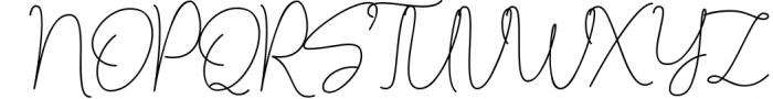 Lucylane - Signature Typeface 1 Font UPPERCASE