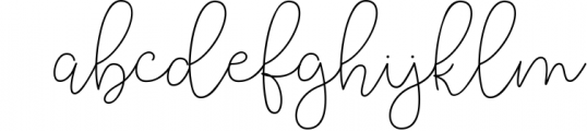 Lucylane - Signature Typeface 1 Font LOWERCASE