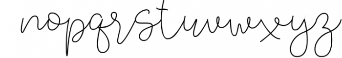 Lucylane - Signature Typeface 1 Font LOWERCASE